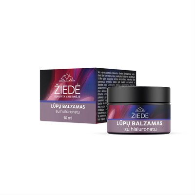 ŽIEDĖ, lūpų balzamas su hialuronatu, 10 ml