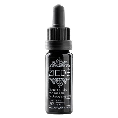 ŽIEDĖ, nagų ir odelių serumas su avokadų aliejumi, 10 ml