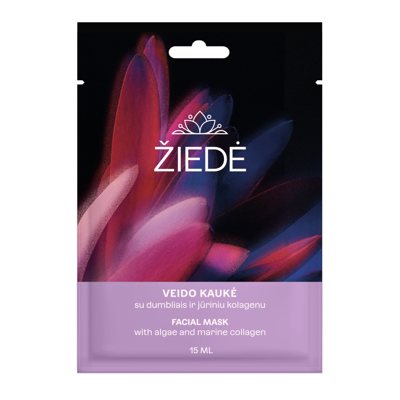 Žiedė veido kaukė su dumbliais ir jūriniu kolagenu, 15 ml