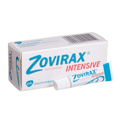 ZOVIRAX INTENSIVE, 5 %, kremas, (l.imp.), 2 g