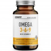 Žuvų taukai ICONFIT OMEGA 3,6 9 1000 mg, 90 kaps.