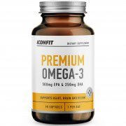 Žuvų taukai ICONFIT PREMIUM OMEGA-3, 90 kaps.
