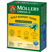 Žuvų taukai MOLLER'S DAILY SUPPORT TEENS, 27 guminukai