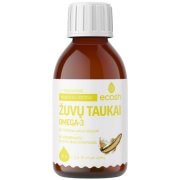Žuvų taukai su camelina sativa aliejumi ECOSH, citrinų skonio, 150 ml