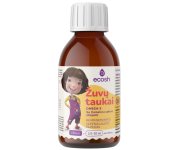 Žuvų taukai su camelina sativa aliejumi ECOSH KAKĖ MAKĖ, 150 ml